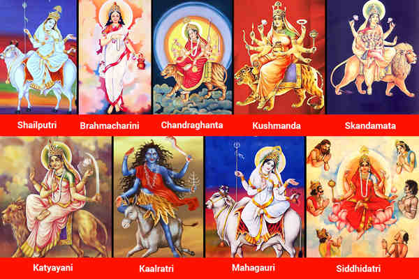 नवरात्रि में देवी के नौ रूप