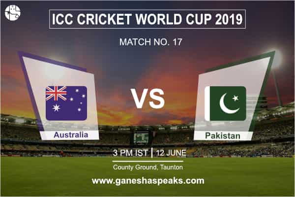 वर्ल्ड कप 2019 :  ऑस्ट्रेलिया पड़ेगा पाकिस्तान पर भारी या पाकिस्तान जीतकर चौंकाएगा