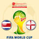 FIFA World Cup – Costa Rica Vs England – 24th June 2014