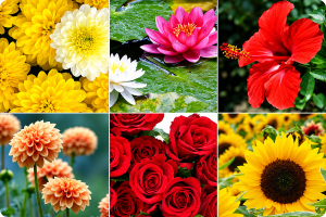 Navratri Flowers for Nine Goddesses