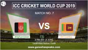 2019 Cricket World Cup Prediction: Afghanistan vs Sri Lanka Match Prediction