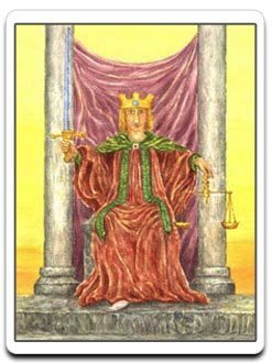 What Does The Justice Tarot Card Depict?