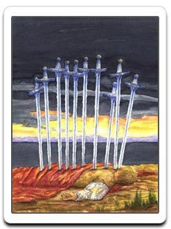 10 of Cups Tarot Card: Upright & Reversed