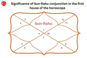 sun rahu conjunction i first house