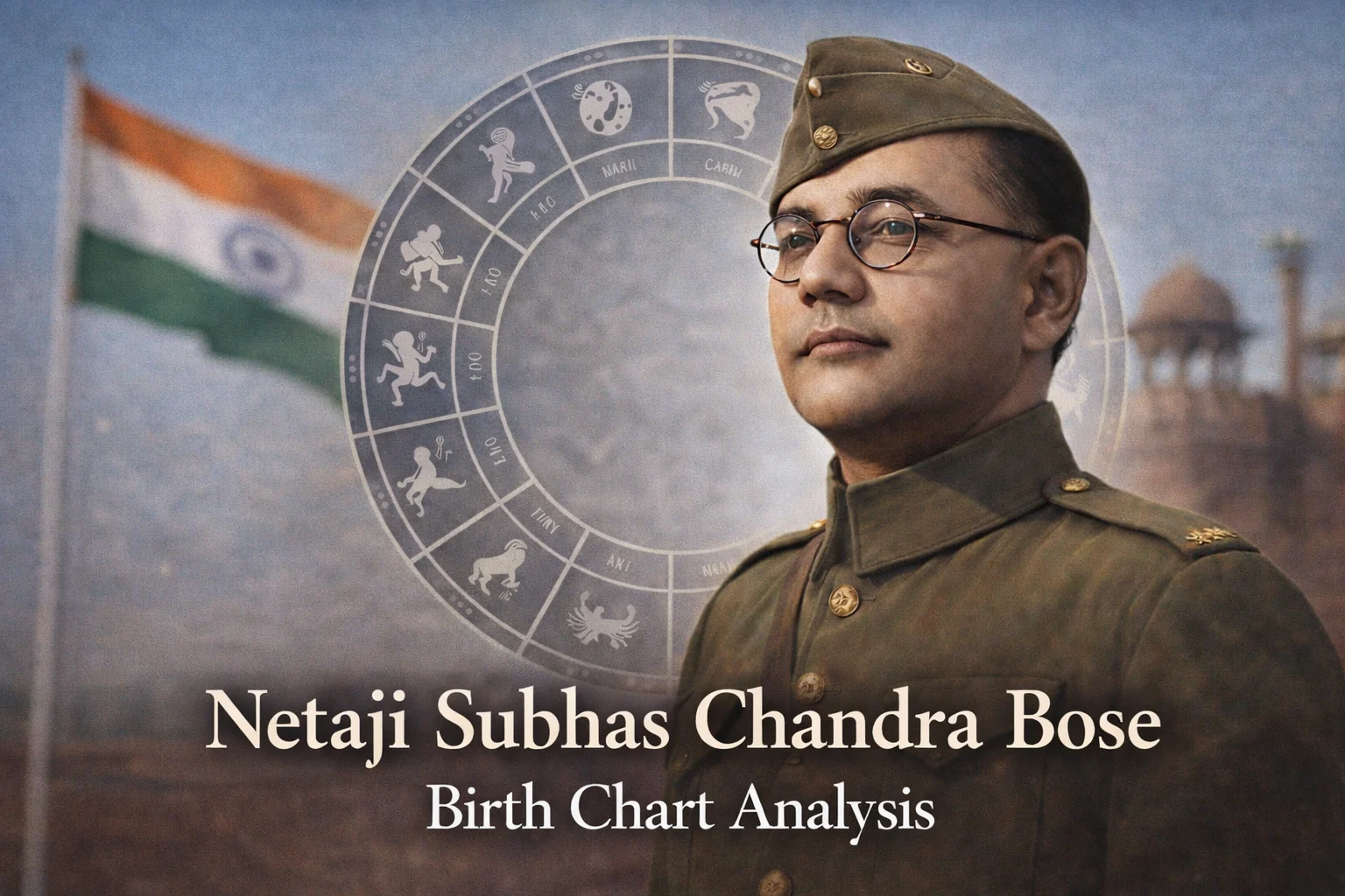 Netaji Subhas Chandra Bose Horoscope: Birth Chart Analysis, Revolutionary Yogas & Untold Destiny Explained