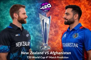 New Zealand vs Afghanistan T20 World Cup 2026 4th Match Prediction on Feb 8, Chennai