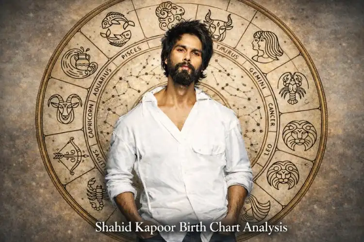 Shahid kapoor birth chart analysis