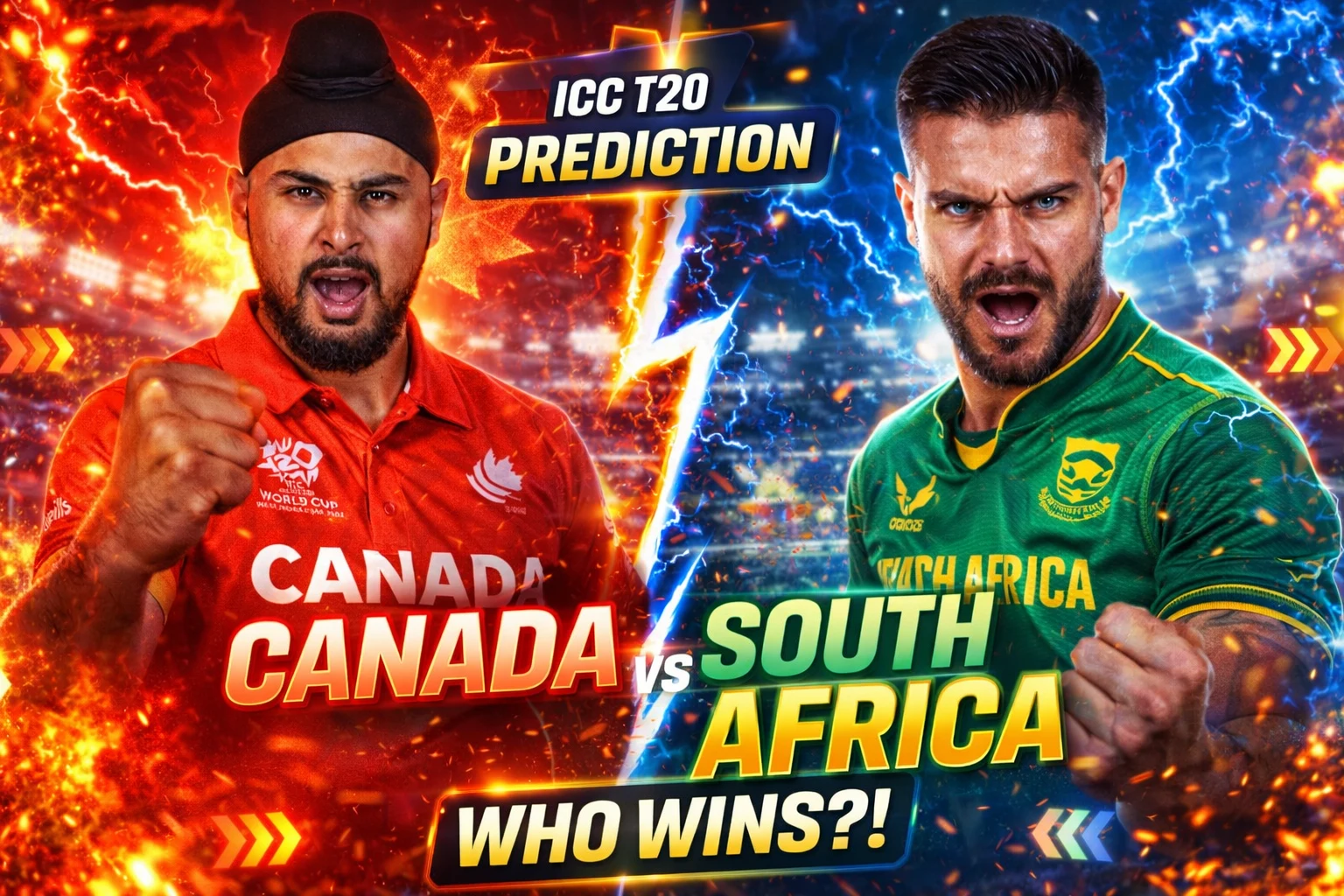 South Africa vs Canada T20 World Cup 2026 Match Predictions