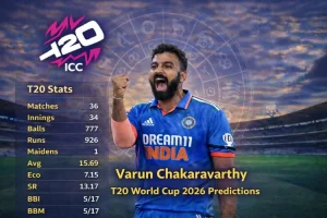 Varun Chakravarthy T20 Stats and World Cup Predictions