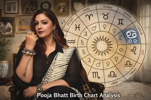 Pooja Bhatt Birth Chart Analysis