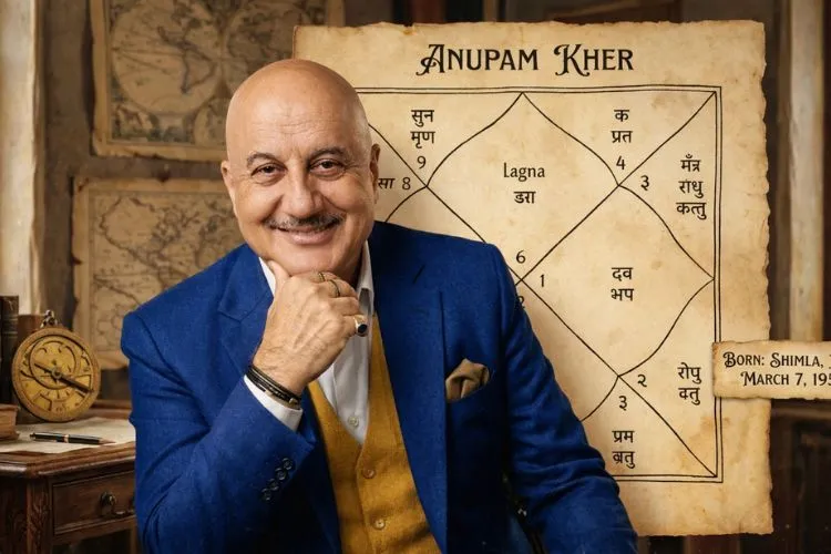 Anupam Kher's Birth Chart