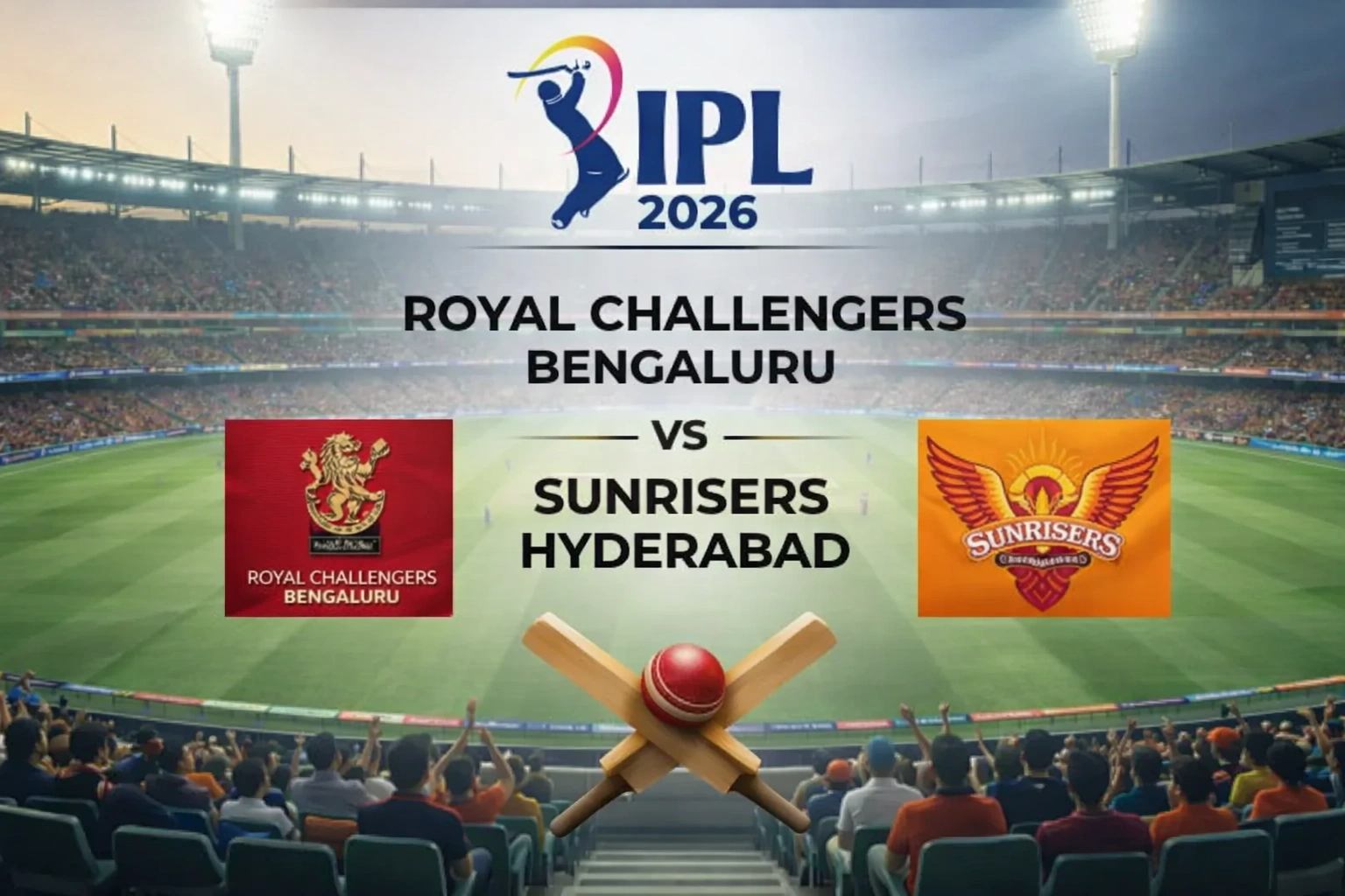RCB vs SRH IPL 2026 Predictions