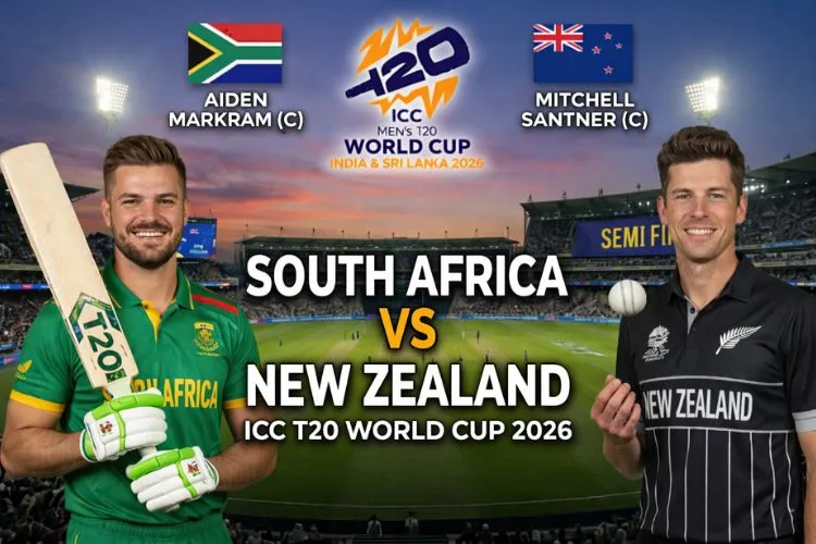 South Africa vs New Zealand T20 World Cup Semi Final Match on Eden Garden