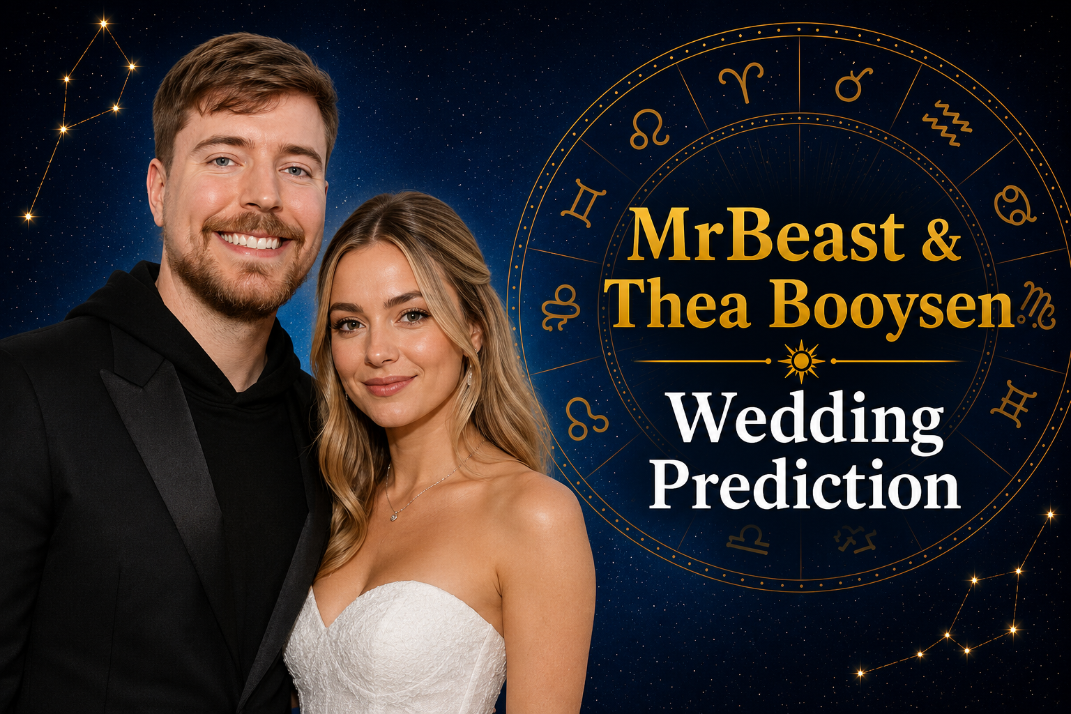 MrBeast and Thea Booysen Wedding prediction analysis