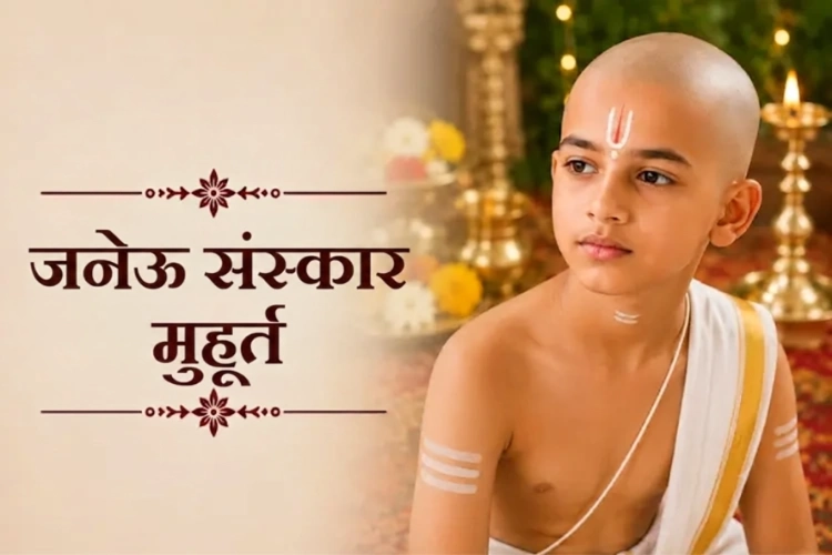 जनेऊ (उपनयन) संस्कार मुहूर्त