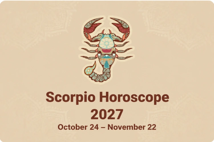 Scorpio Horoscope 2027